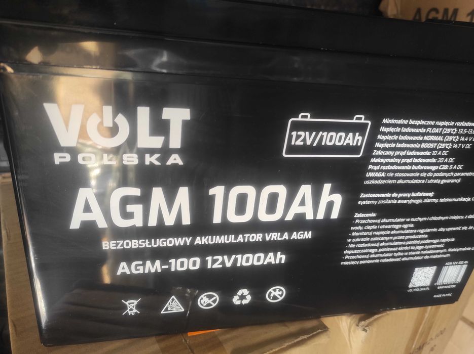 AGM Акумулятор Volt гелевий 12в 100ампер для УПС ДБЖ Інвертора