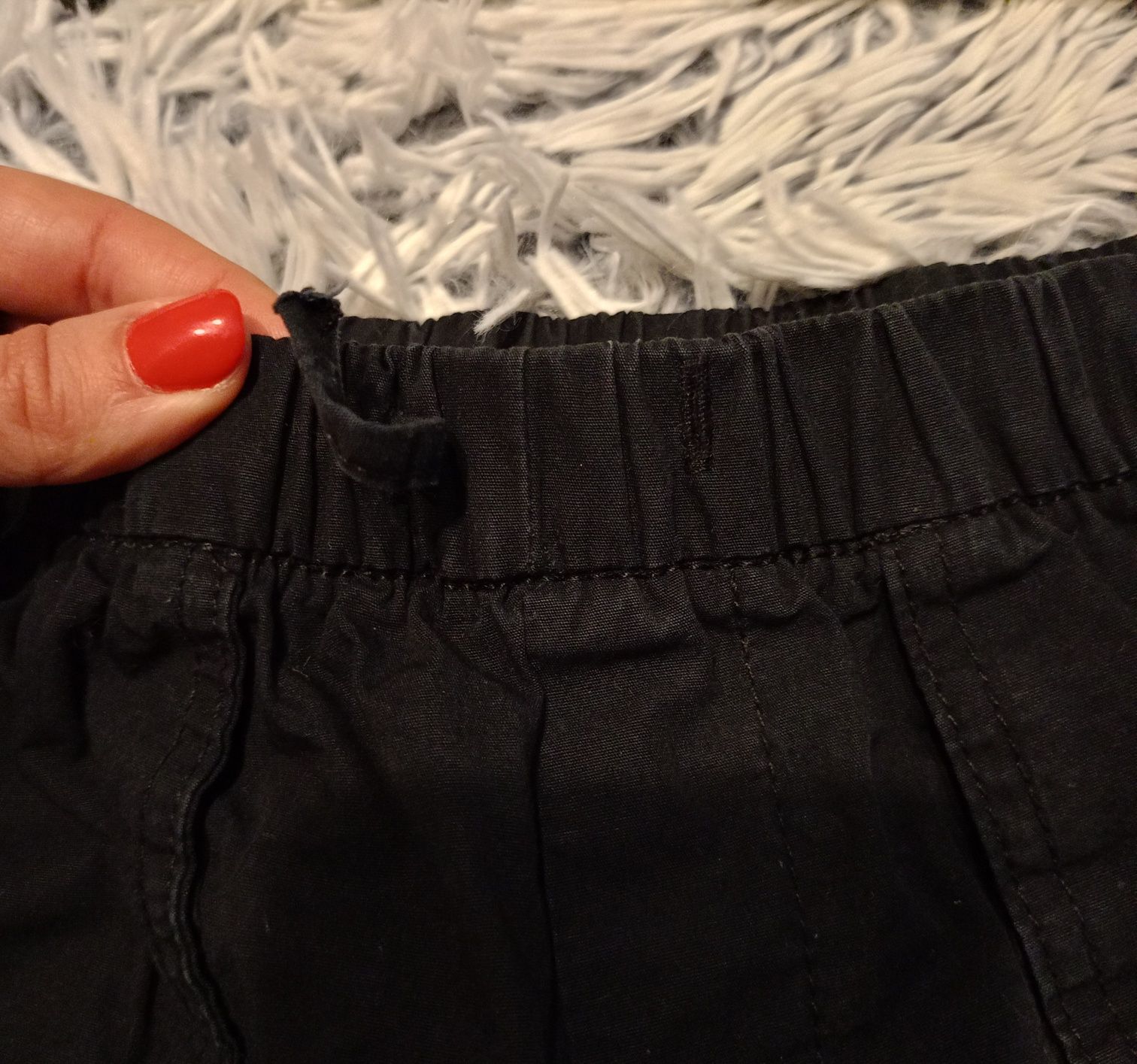 Spodnie Cargo czarne H&M roz. 116