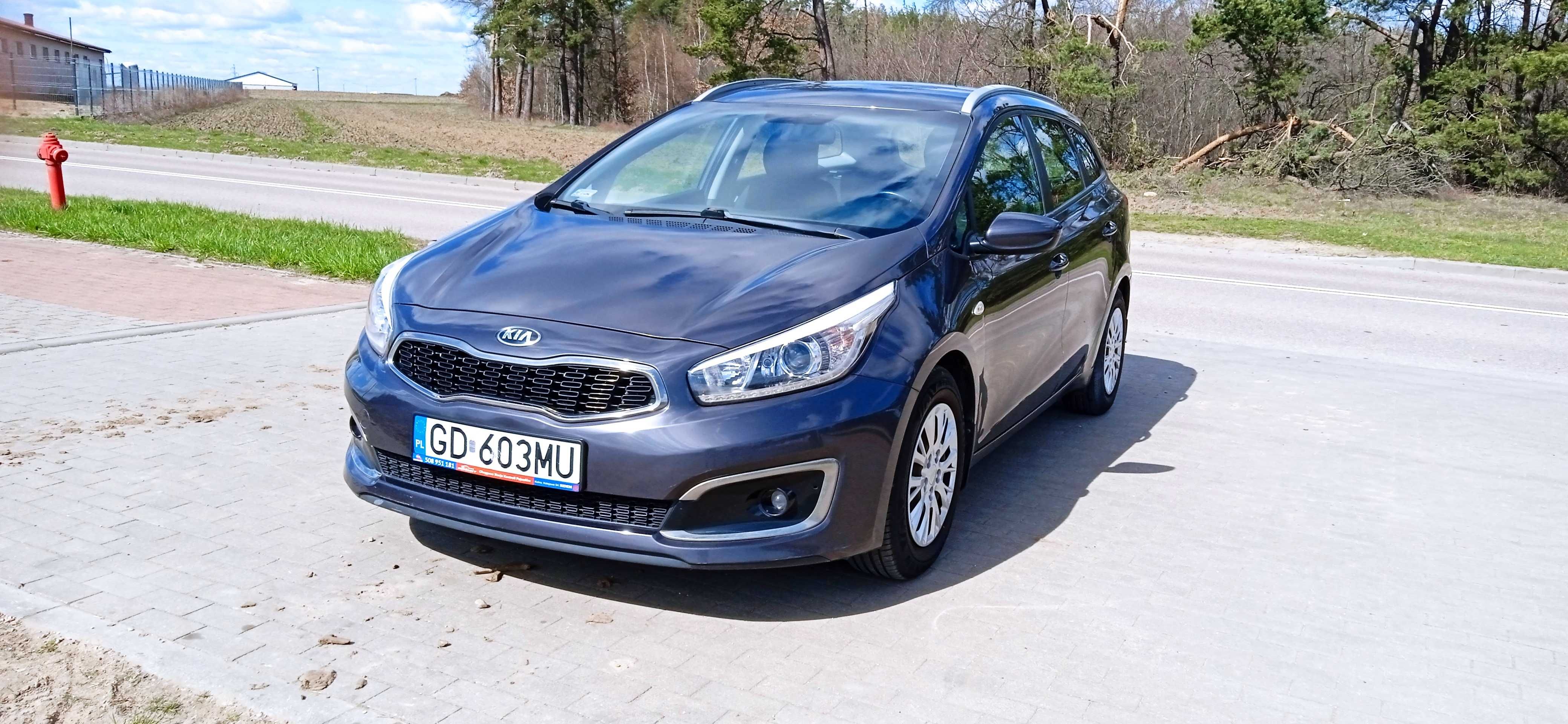 Kia Cee'd grudzień  2016r. 1,6 Benzyna polski salon kamera klimatronik