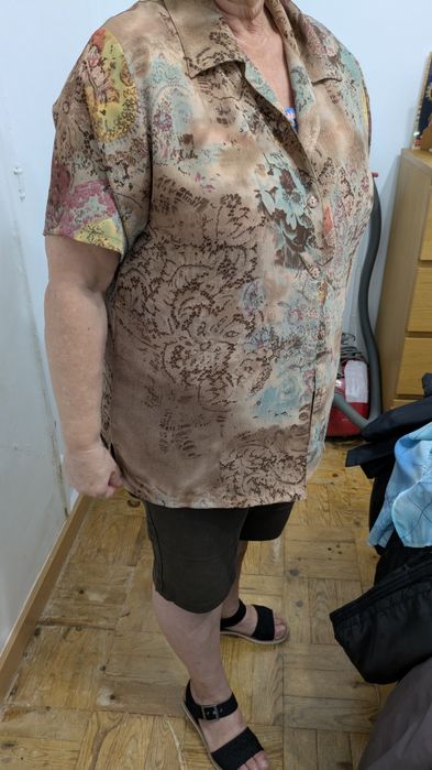 Camisa manga curta mulher