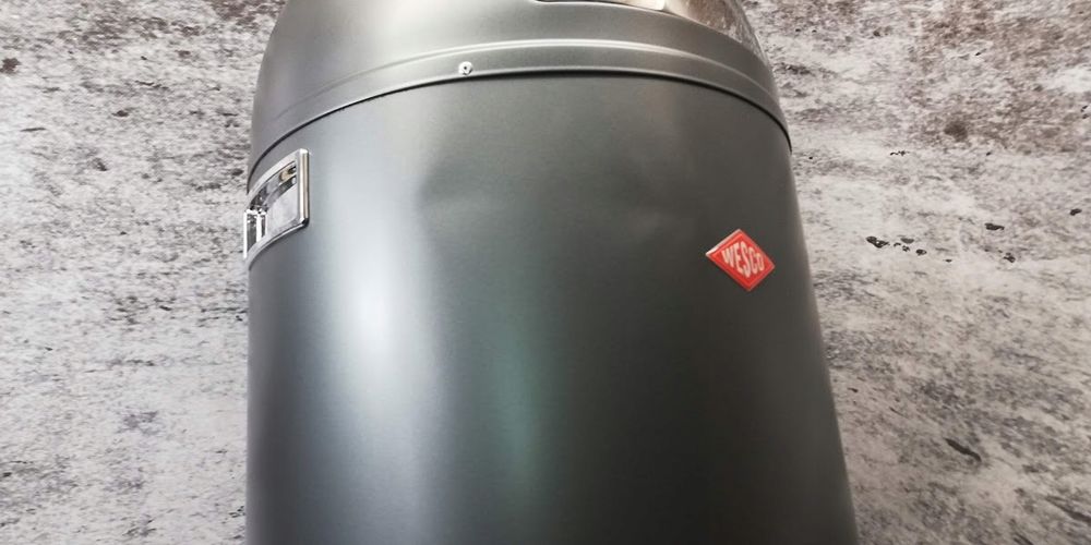 5123 Kosz na śmieci 50L Wesco Pushboy szary