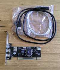 Kontroler FIREWIRE PCI karta VT6308P + kable