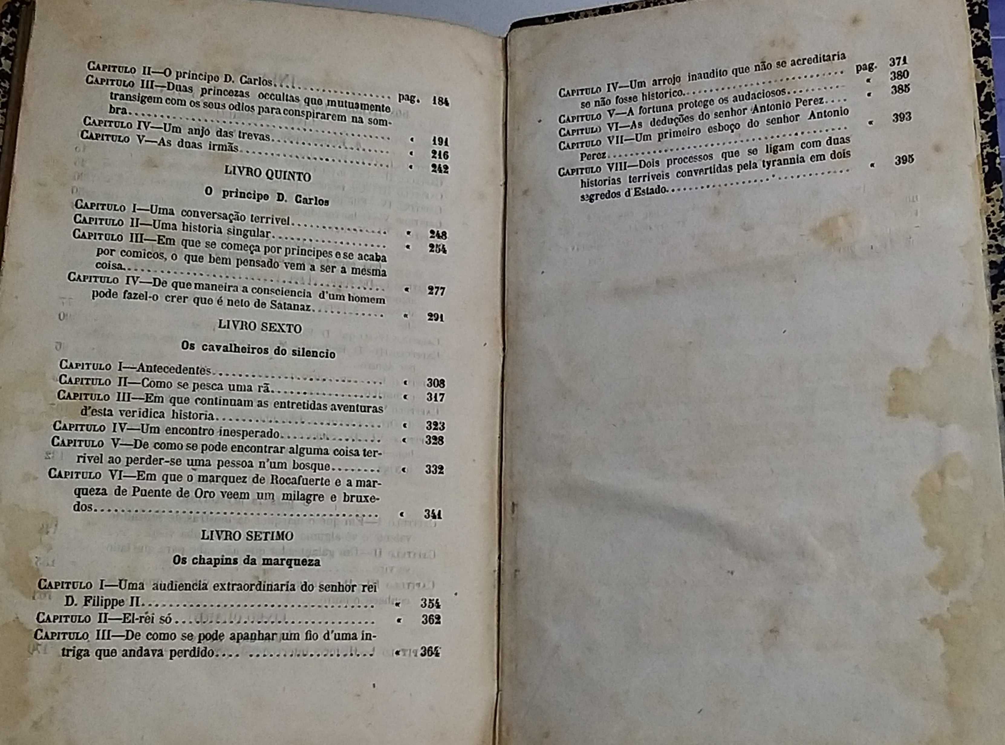 O Rei Maldito Volume I - Fernandez Y Gonzalez - Raríssimo 1870