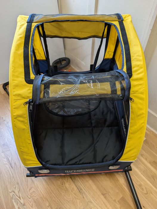 Hafenbande Przyczepka Rowerowa Cabby L Jogger 155X74X103Cm do45Kg DUŻA