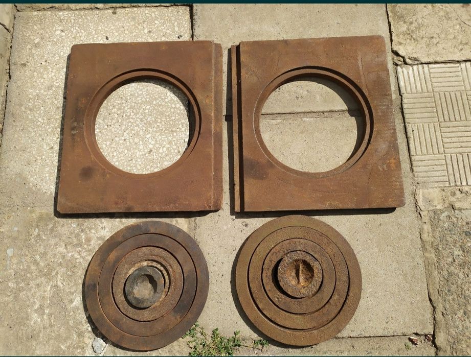 Чугунная плита на печку СССР