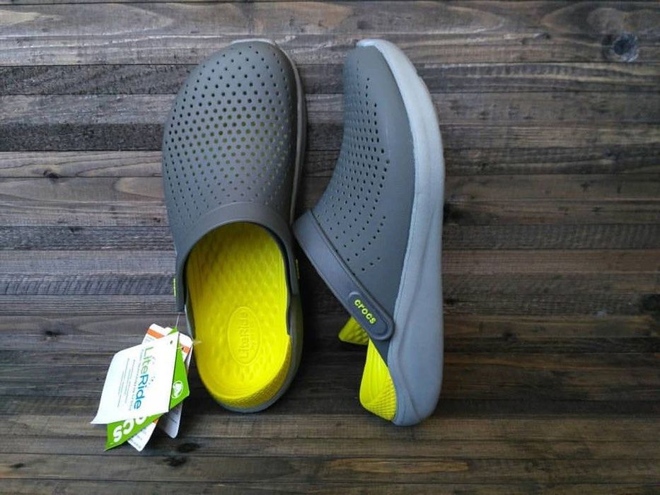 Crocs literide сірі, розмір 40 – ідеальні для активного способу життя