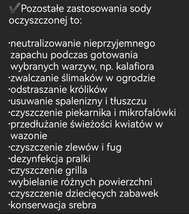 Soda oczyszczona spożywcza