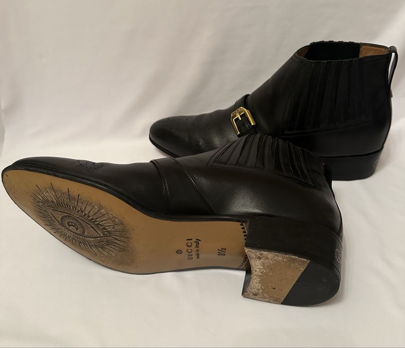 Мужские кожаные челси Gucci . Оригінал