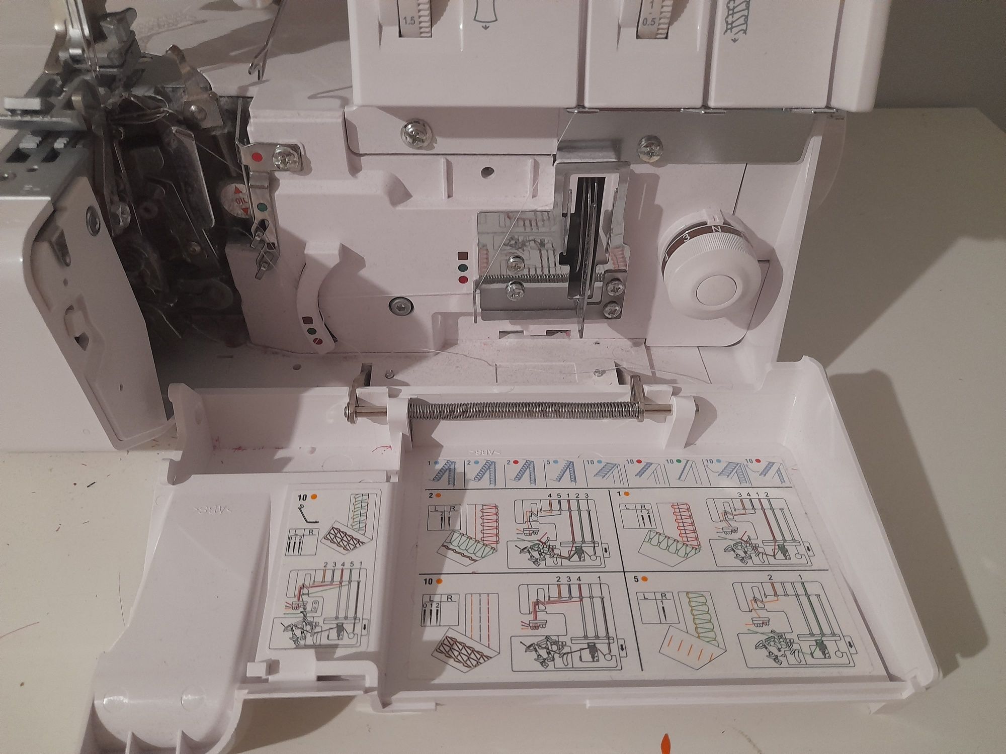 Coverlock overlock Janome 1200D professional