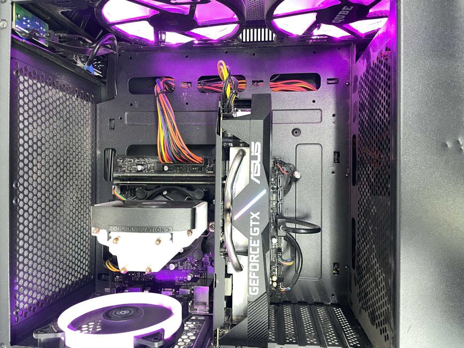 Корпус для компьютера игровой QUBE NEPTUNE QB07N RGB Стекло