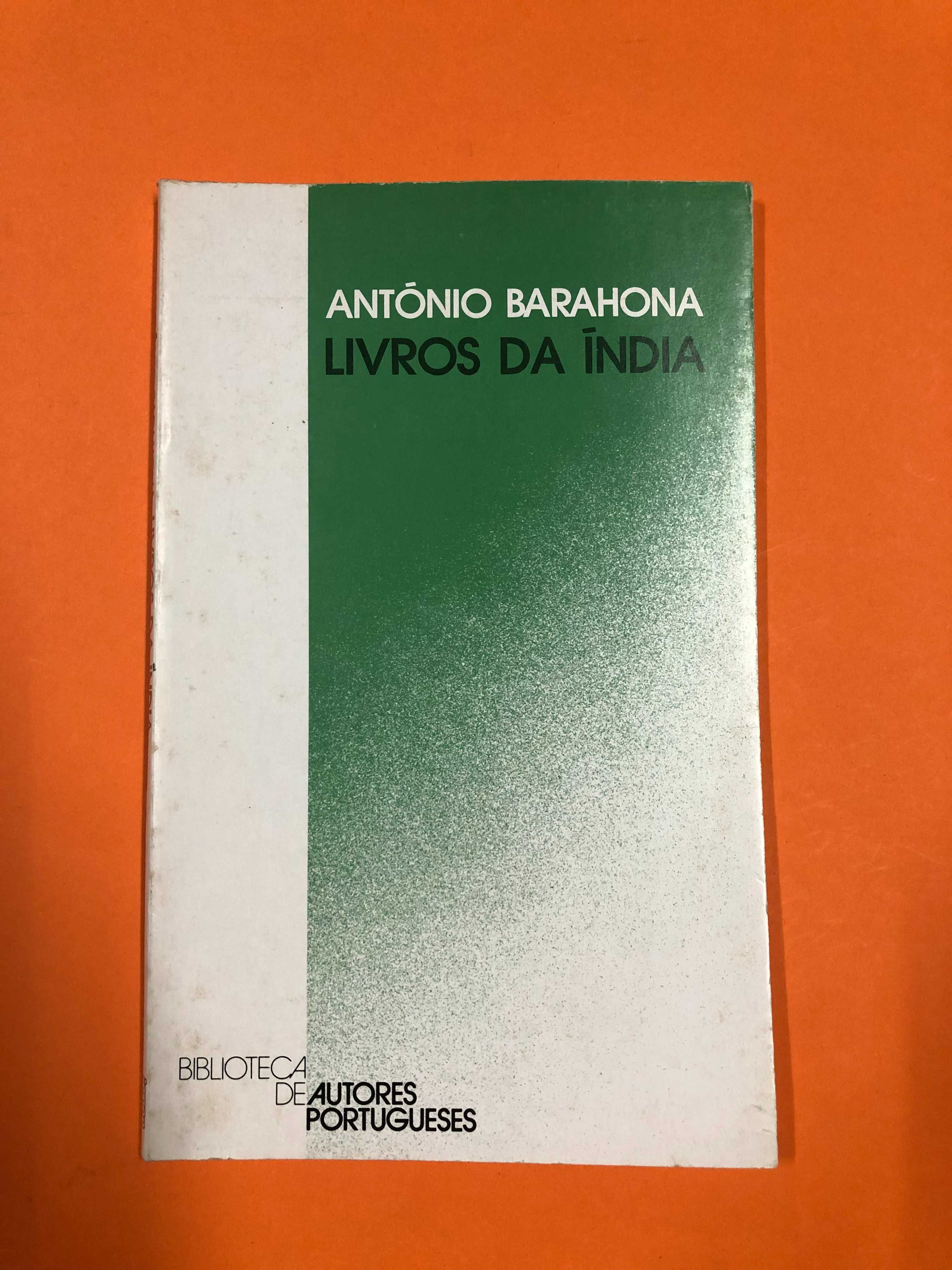 Livros da Índia - António Barahona