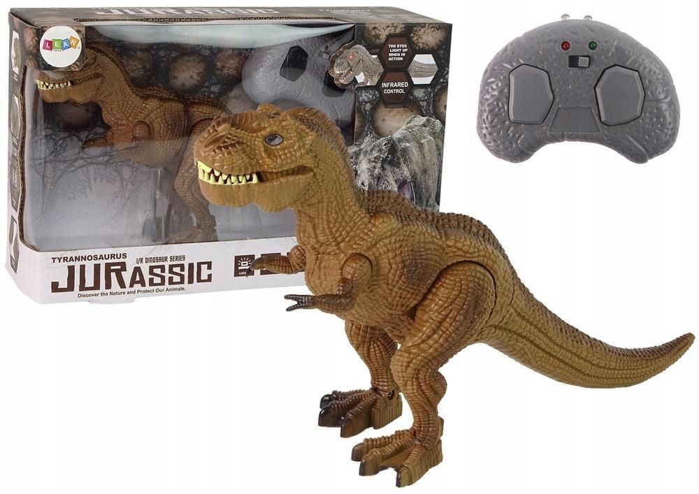 Dinozaur R/c Tyranozaur Brązowy Z Dźwiękiem