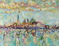 Венеція, полотно, олія 50*30, пейзаж, море, картина