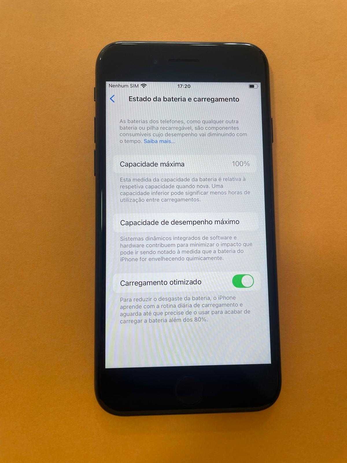 iPhone SE 2022 (3 Gen) Bateria 100% ( Processador Mesmo do iPhone 14 )