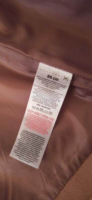 Płaszczyk jesienno- wiosenny dla dziewczynki rozm. 86 cm