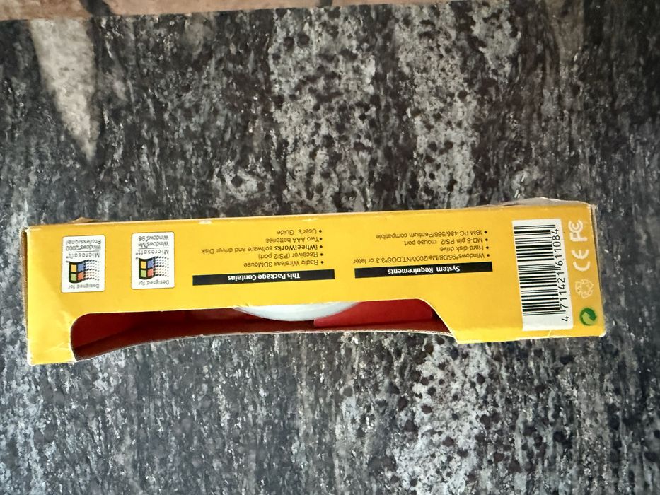 A4Tech Wireless Radio 3D Mouse – nowa, retro, komplet