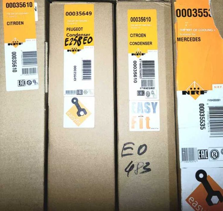 Chłodnica Klimatyzacji Nissens 94684 VW GOLF PLUS V, V, VI, JETTA III