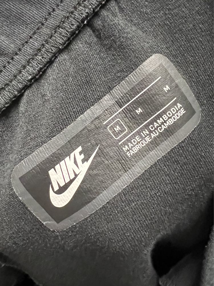 Спортивные штаны Nike Tech Fleece Black Drill (найк теч флис)