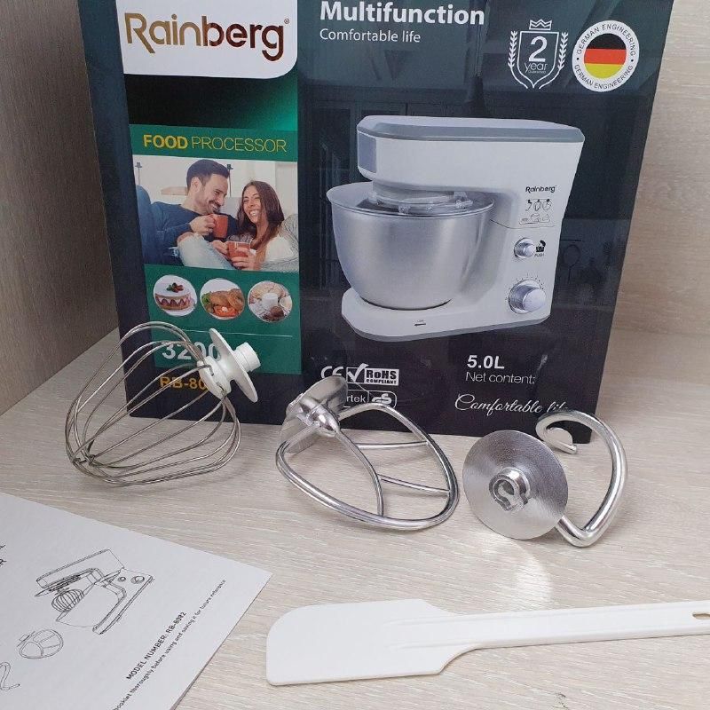 Кухонный комбайн Rainberg RB-8082 3200Вт