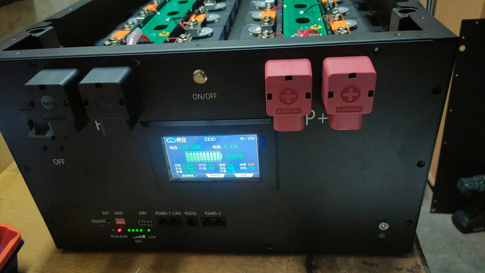 Magazyn 48v 17kw lifepo4 EVE 3 REPT 314