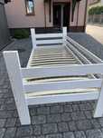 Łózko Białe 90x200 z materacem