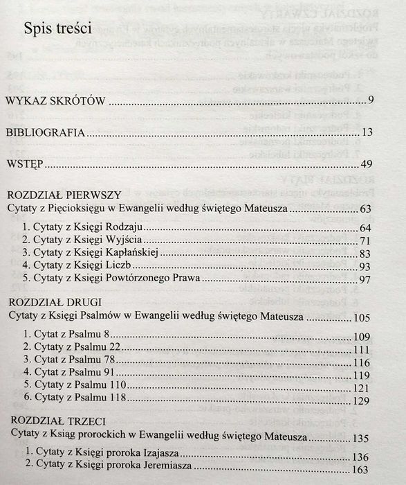 Starotestamentalne cytaty w Ewangelii według świętego Mateusza, NOWA!