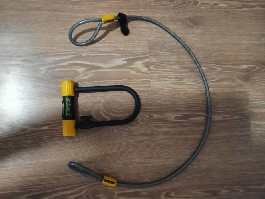 Замок для велосипеда с тросом onguard