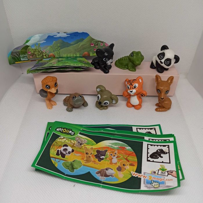Тварини, дитинчата, фігурки Кіндер Натунс