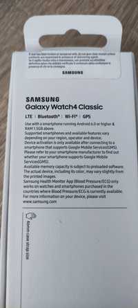 Vendo Samsung Galaxy Watch 4 Classic LTE 46mm