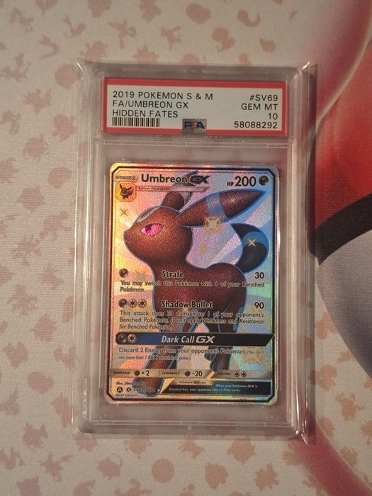 Karta Pokemon Umbreon GX PSA 10