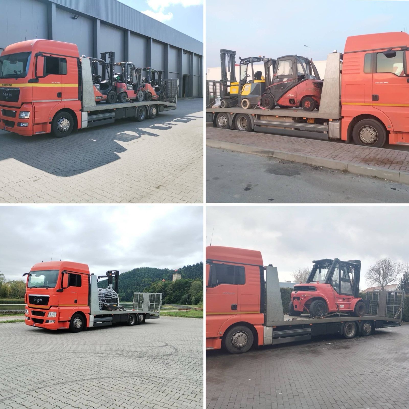 Usługi Transportowe Przewóz Maszyn Laweta 15T Pomoc Drogowa Winda ADR