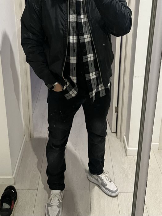 ‼️Темно синие джинсы Zara, чуть зауженные