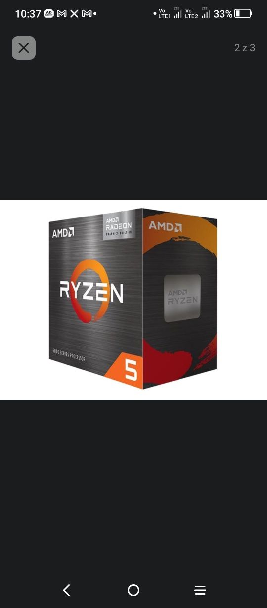 Procesor szybki posiada w sobie Radeona AMD Ryzen 5 5500GT wersja box