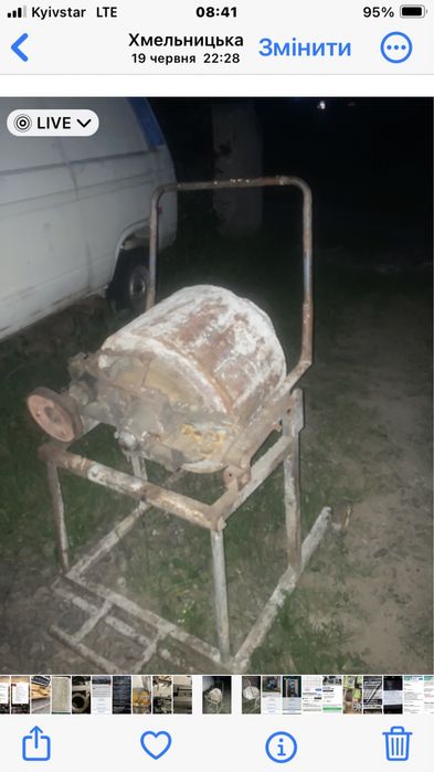 Бетономішалка з гарантією ( но без ел. двигуна)