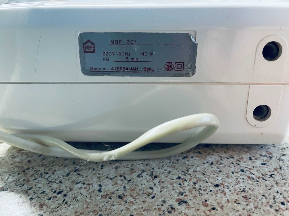 Електроміксер Рось (Україна) МВР 302 с насадками ремонт, запчастини