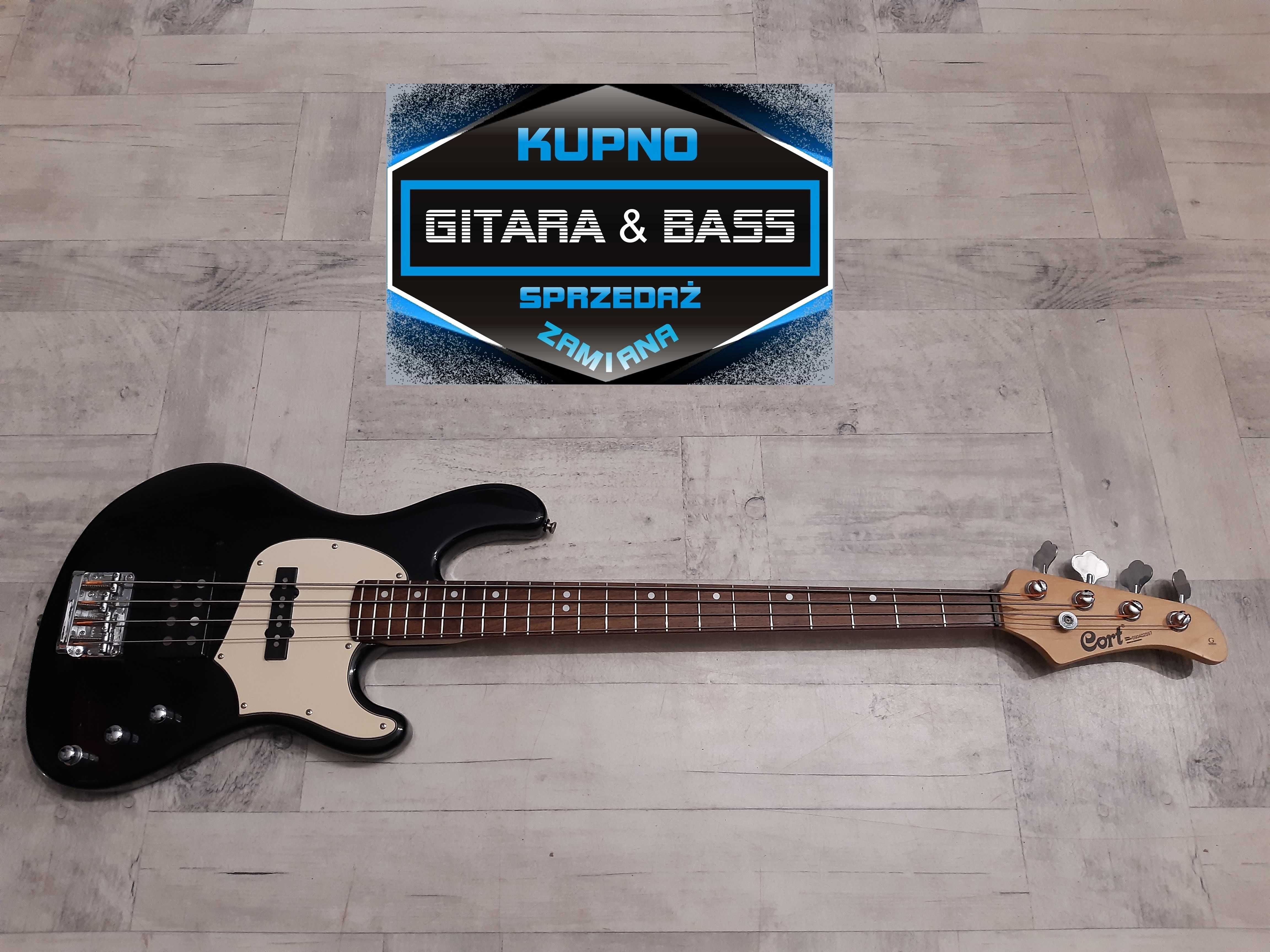 Gitara Basowa Cort GB34A -Black Bass- Active/Passive - wysyłka-zamiana