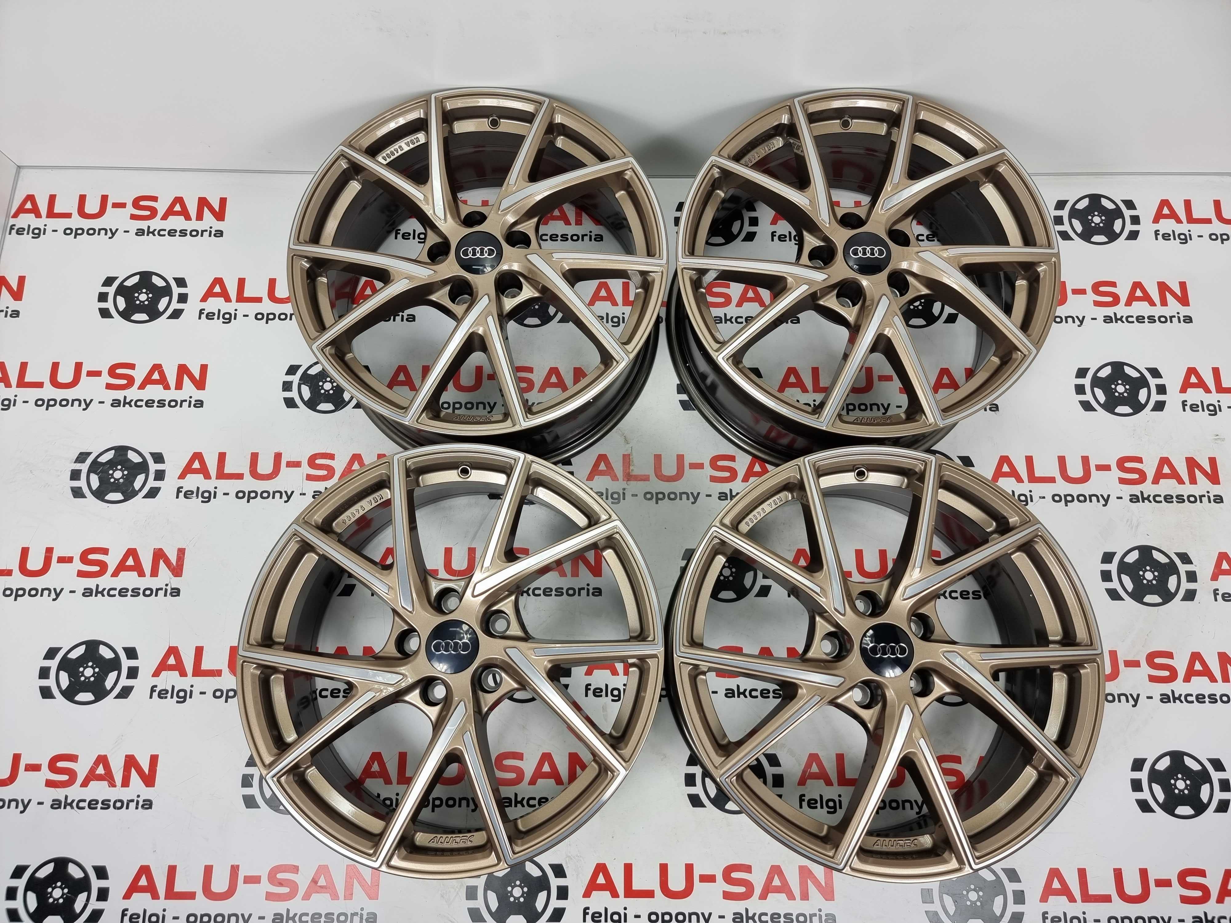 NOWE alufelgi AUDI 18" 5x112 A3 A4 A6 Q2 Q3 TT - Złote
