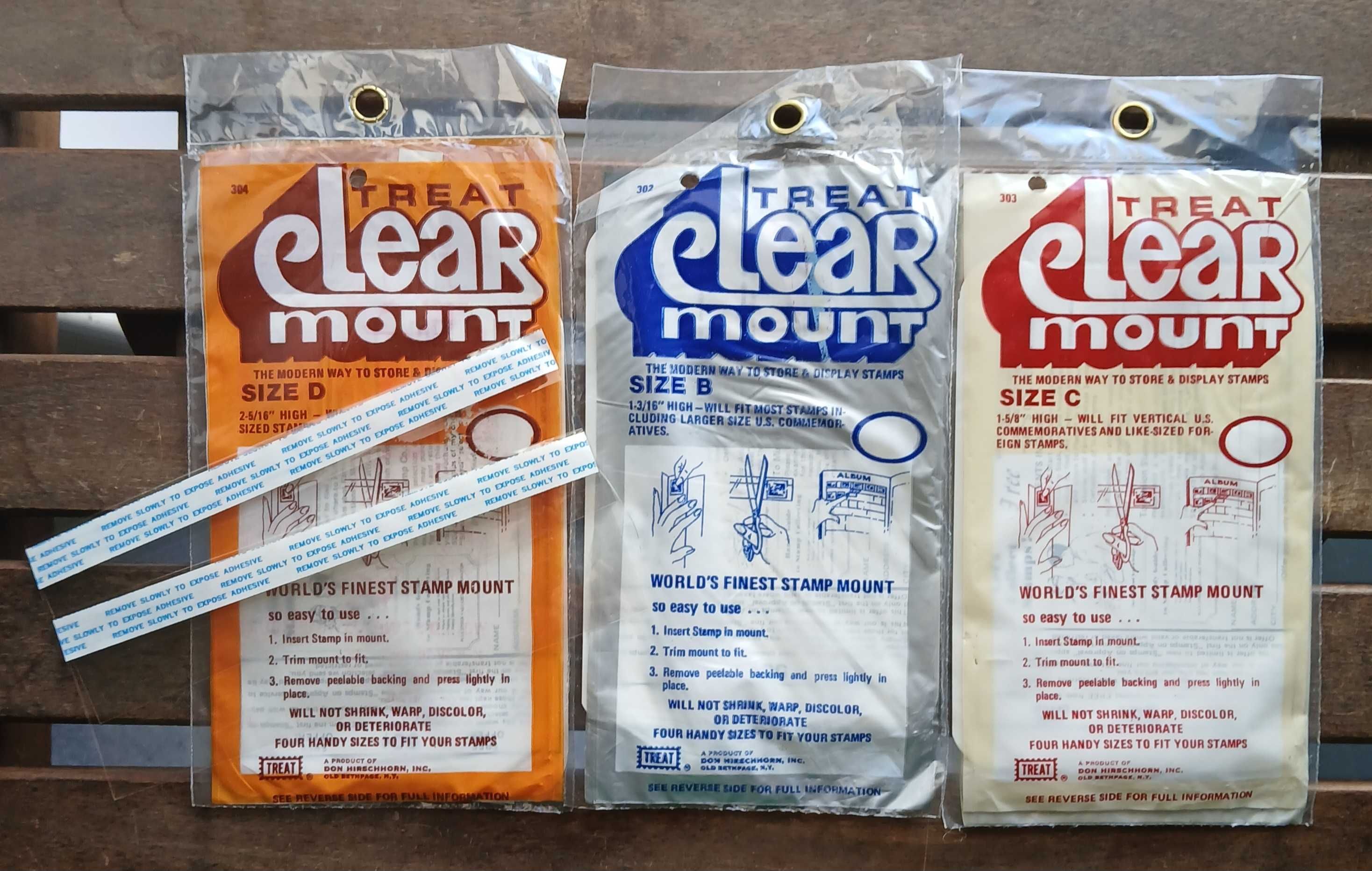 3 Saquetas Treat Clear Mount - Proteção dos Selos - Selados