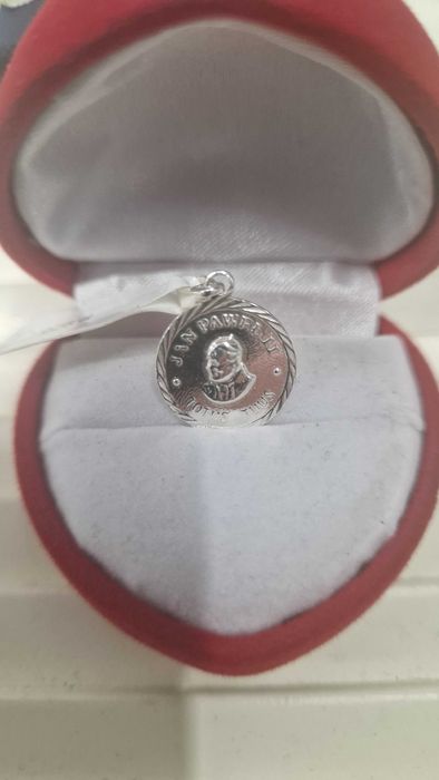 PIĘKNA NWA srebrna zawieszka 925 NR14 Stargard