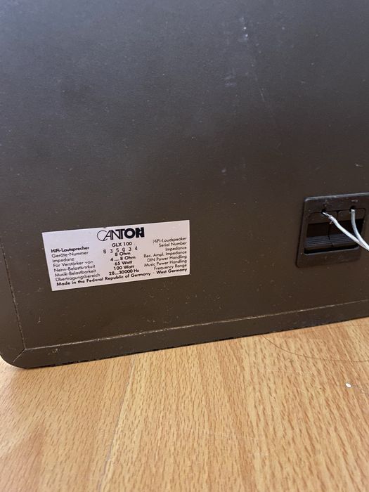 Колонки акустика canton