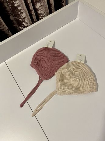 Продам набор нових дитячих шапок Next для немовлят (1-3 міс)