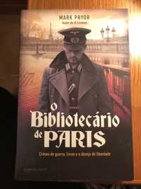 Livro “O Bibliotecário de Paris” de Mark Pryor