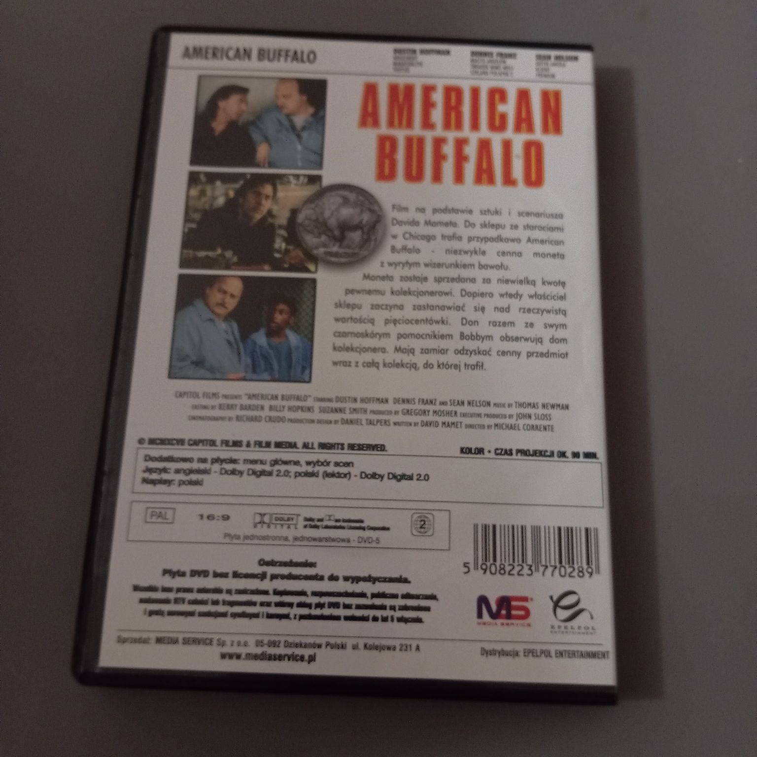 American Buffalo, film DVD, stan bdb