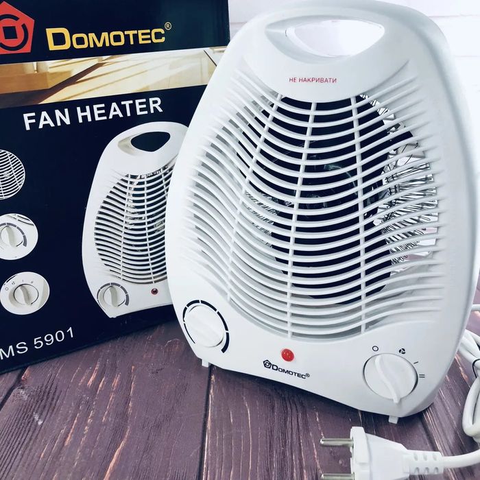 Обігрівач Domotec MS-5901 • 2000W • Двухрежимний • Тепловентилятор