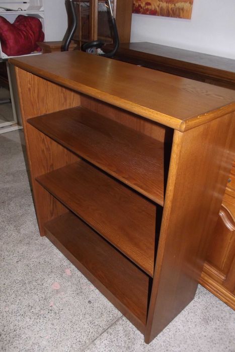 komoda szafka na książki dębowa regał biblioteczka półka