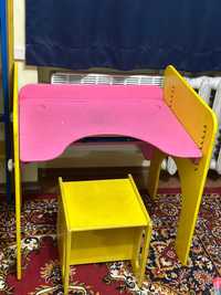 Самовивіз Парта дитяча шкільна стіл письмовий з кріслом