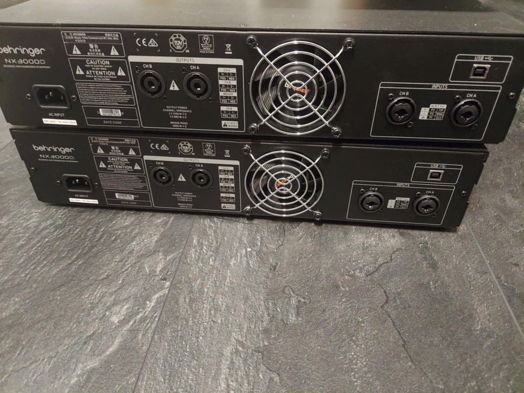 2x behringer nx3000d  plus behringer ultralink pro MX882 V2