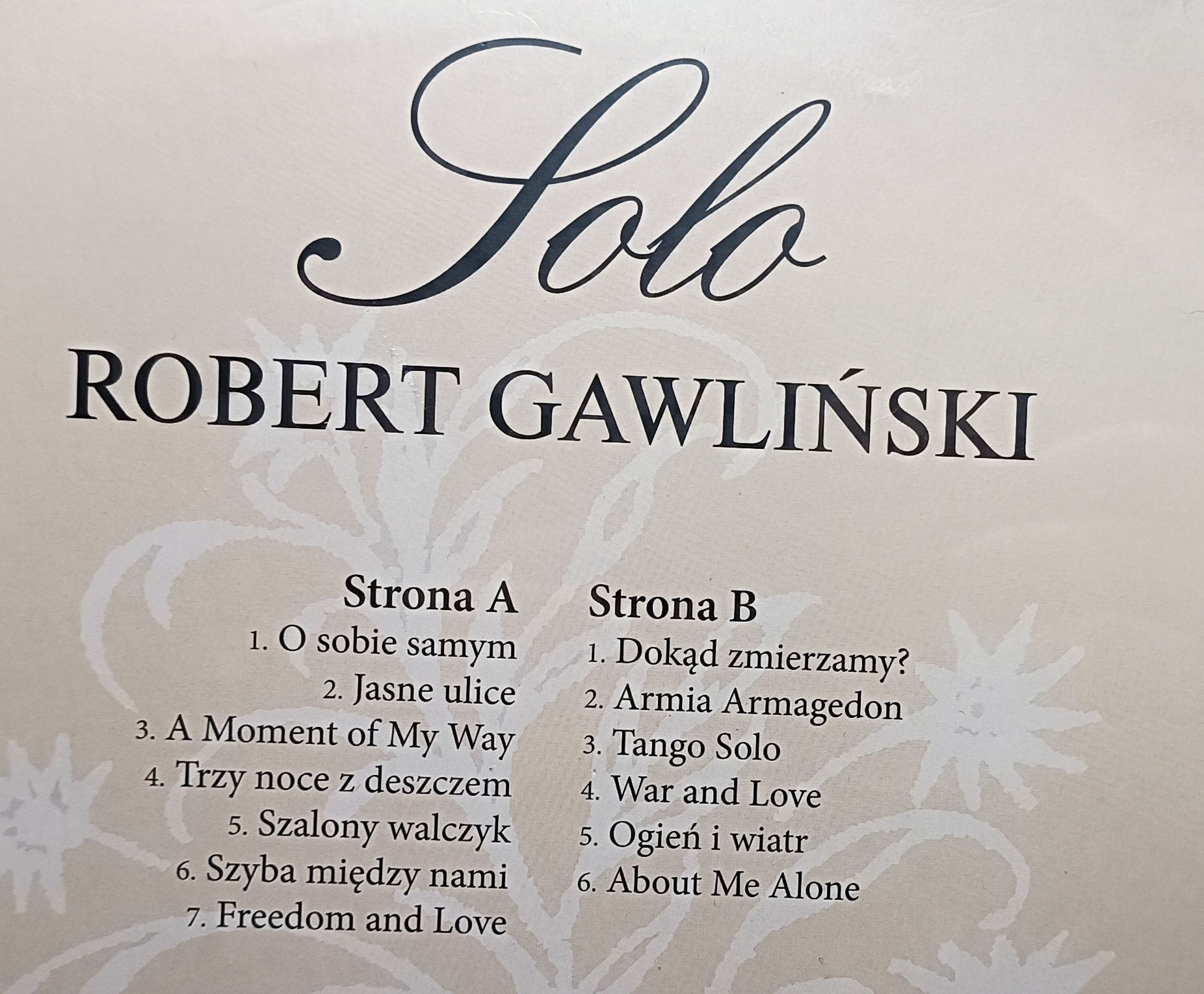 Robert Gawliński ”Solo” - winyl