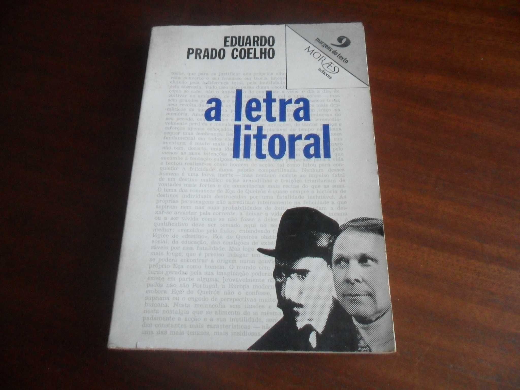 "A Letra Litoral" de Eduardo Prado Coelho - 1ª Edição de 1979