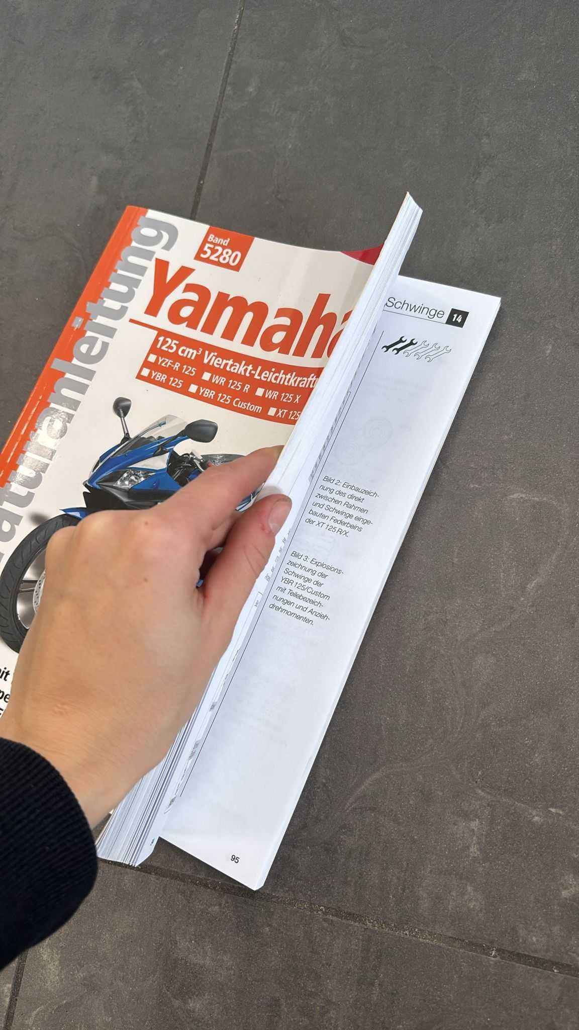 Książka Instrukcja Serwisowa Yamaha YZF-R WR YBR XT 125 [1205]